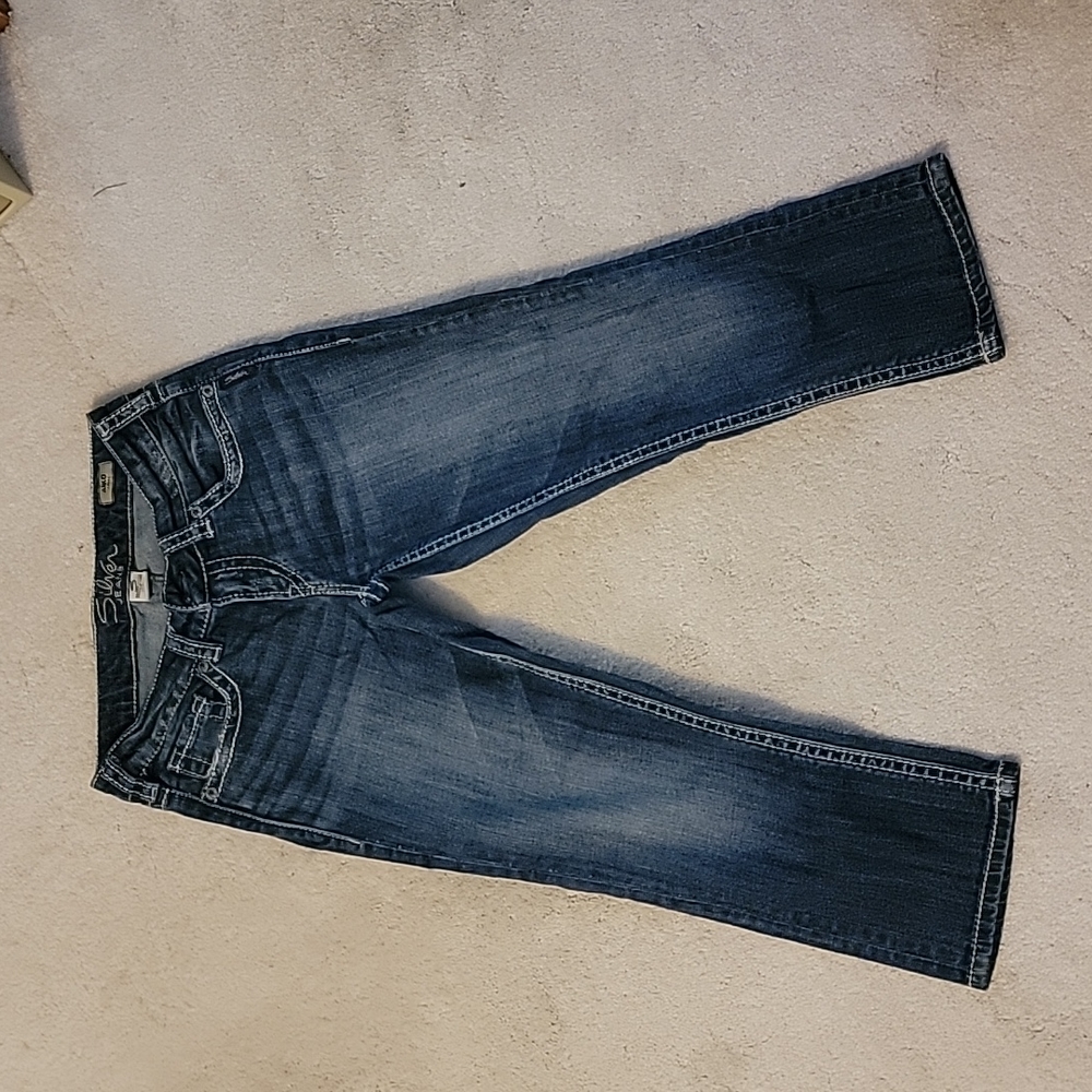 Capri silver jeans